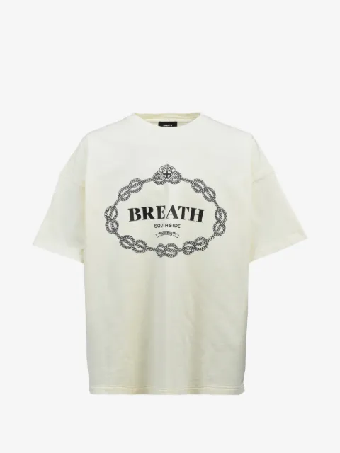 BREATH logo-print T-shirt