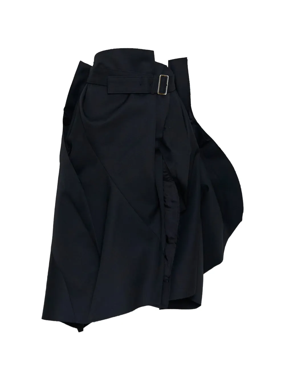 Comme Des Garçons belted asymmetric skirt - Nero