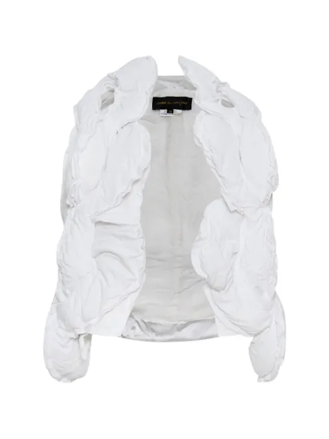 Comme Des Garçons padded ruffled-detailing vest