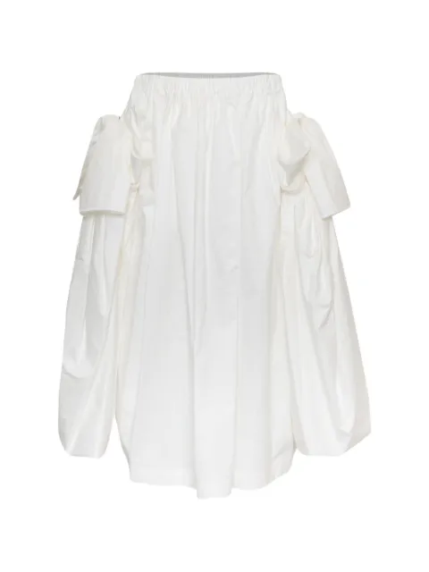 Comme des Garçons TAO falda fruncida con lazo