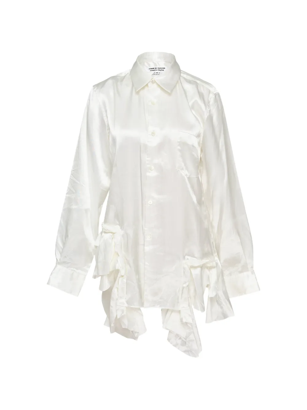 Comme Des Garçons Comme Des Garçons ruffled shirt - Bianco