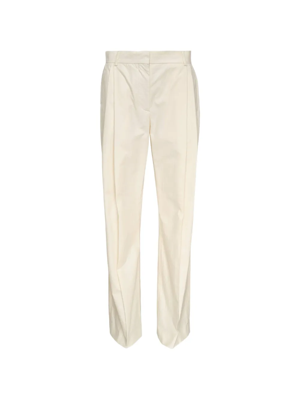 Stella McCartney washed straight-leg trousers - Bianco