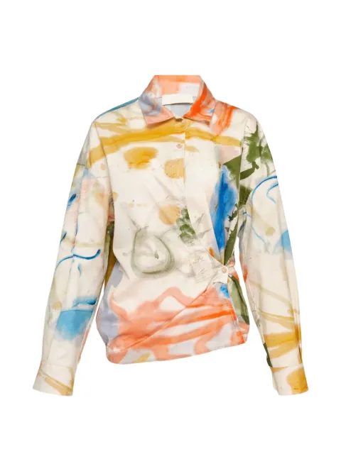 Ulla Johnson Artist wrap shirt