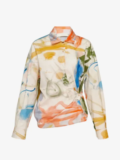 Ulla Johnson Artist wrap shirt
