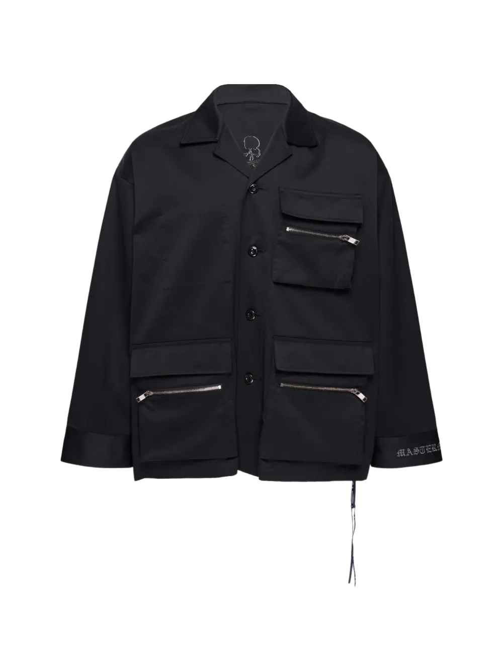Mastermind Japan multi-pocket carpenter jacket - Nero