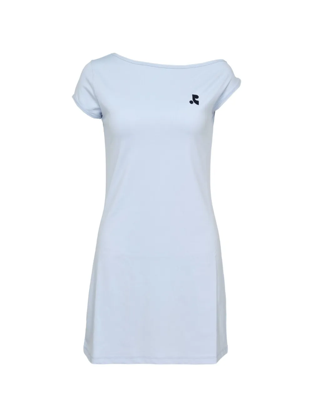 Rest & Recreation logo-print one-shoulder mini dress