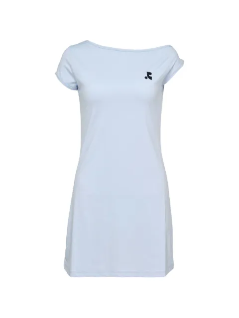 Rest & Recreation logo-print one-shoulder mini dress