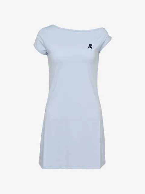 Rest & Recreation logo-print one-shoulder mini dress