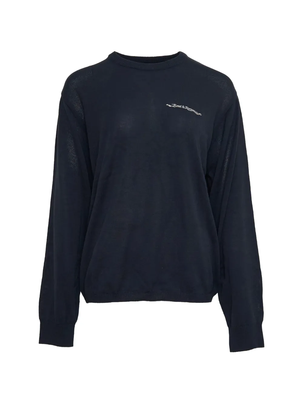 Rest & Recreation layered logo-print sweater - Blu