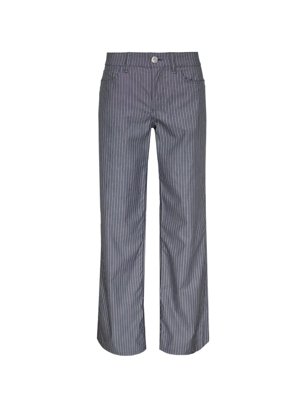 rag & bone Cam striped straight trousers - Grigio