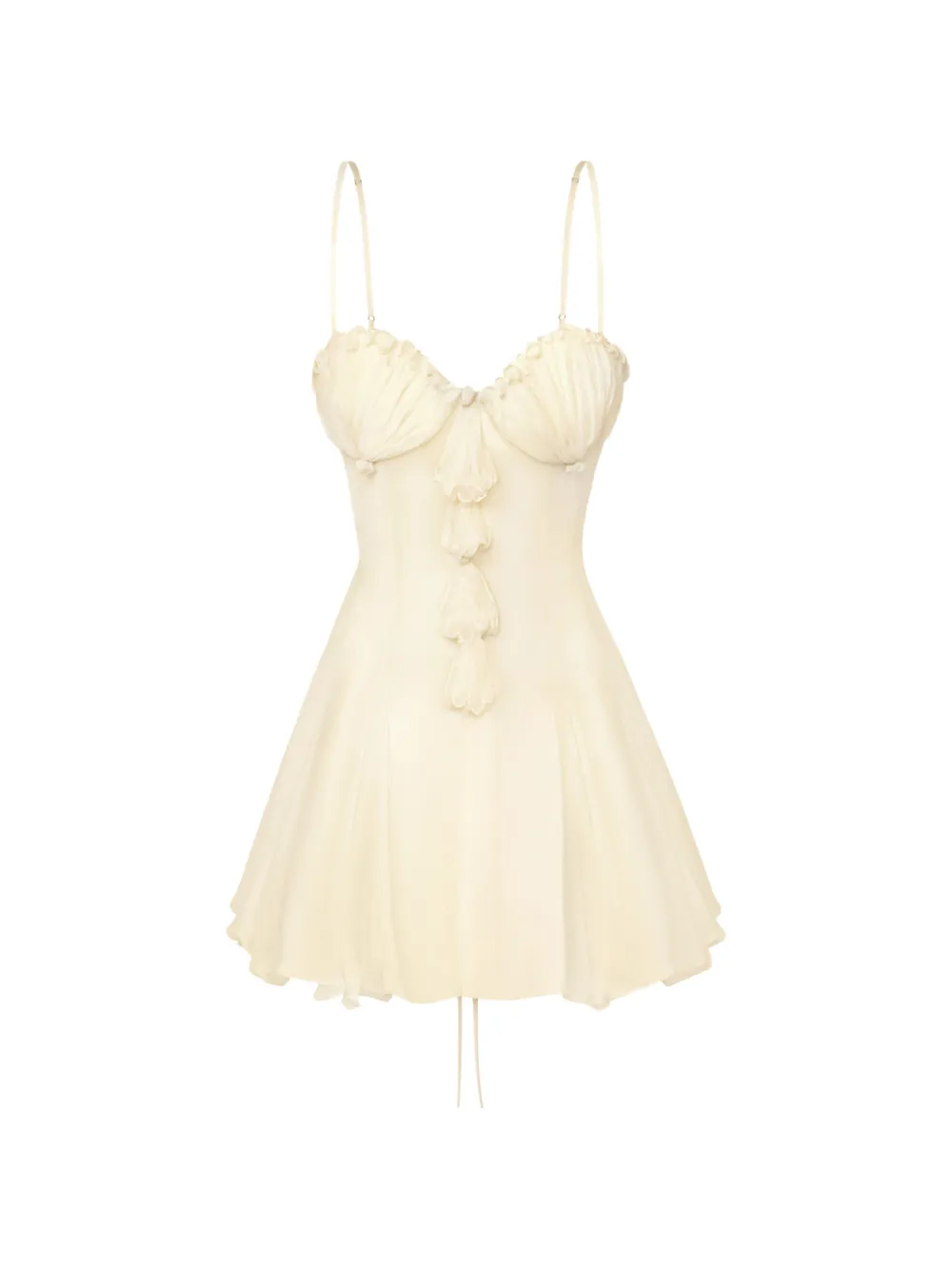 Stolen Stores Shell ruffled dress - Giallo