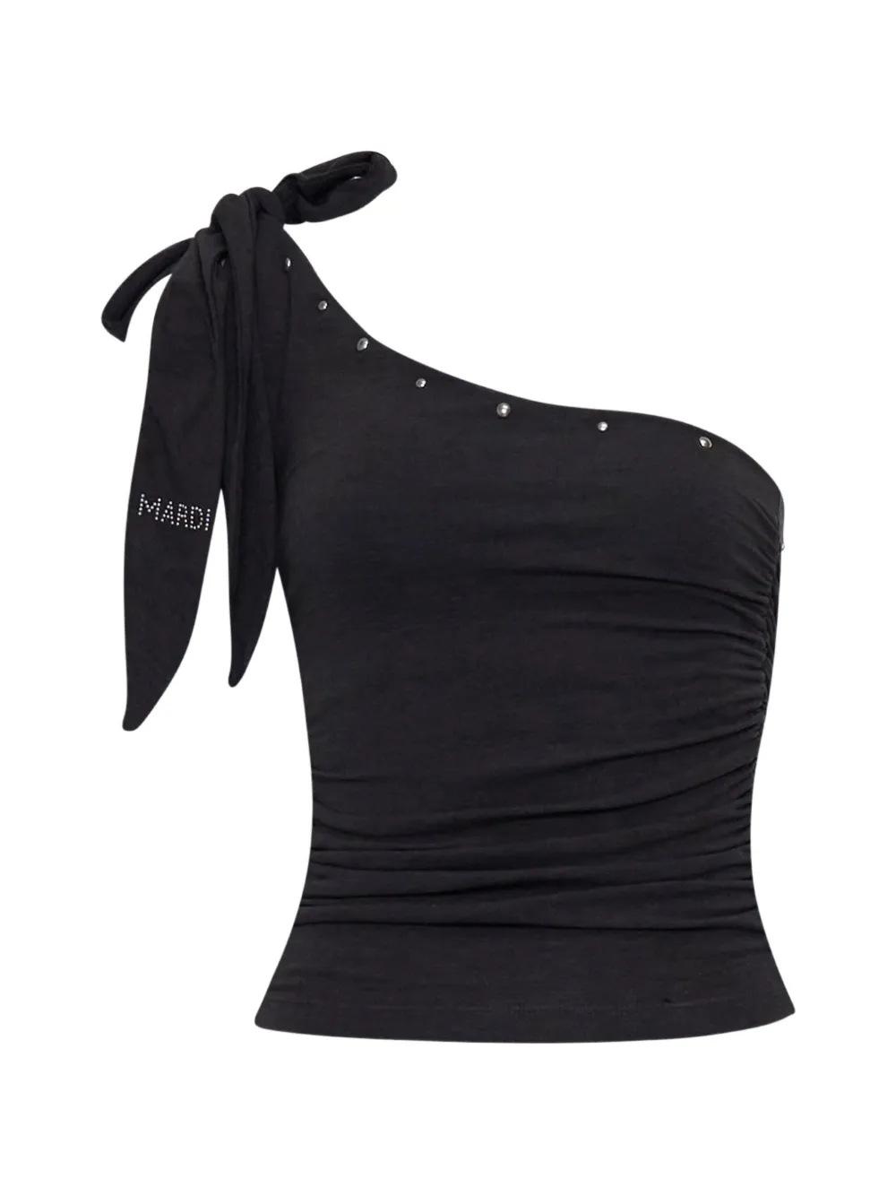 Mardi Mercredi studded bow-detail top