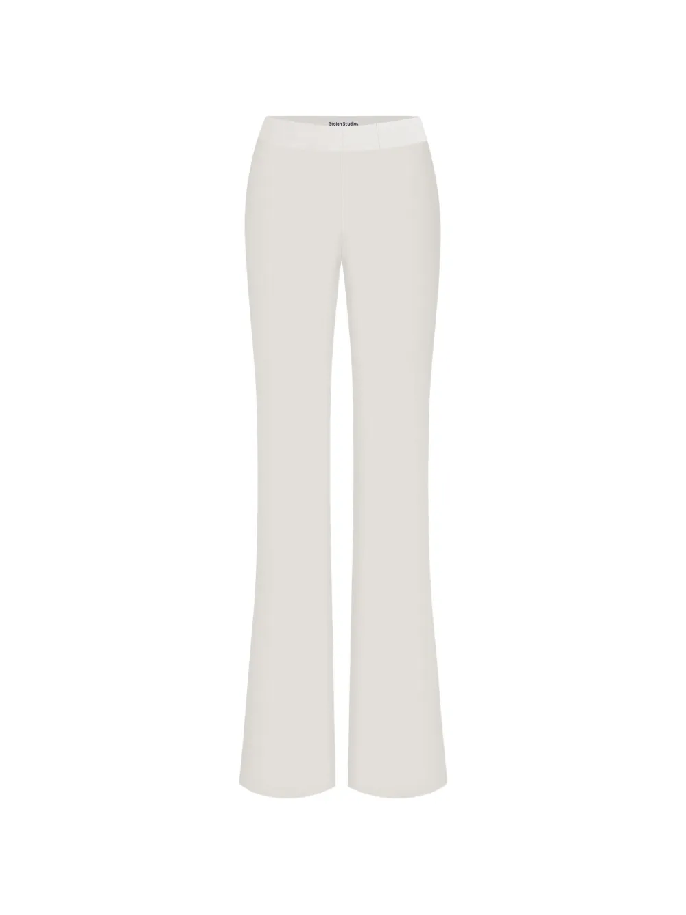 Stolen Stores low-waist flared trousers - Bianco