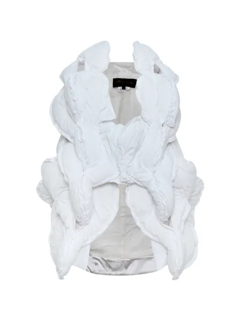 Comme Des Garçons ruffled-detail gilet