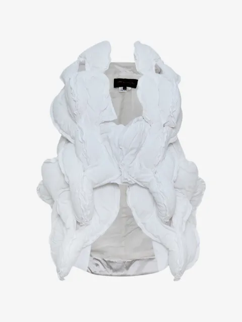Comme Des Garçons жилет с оборками