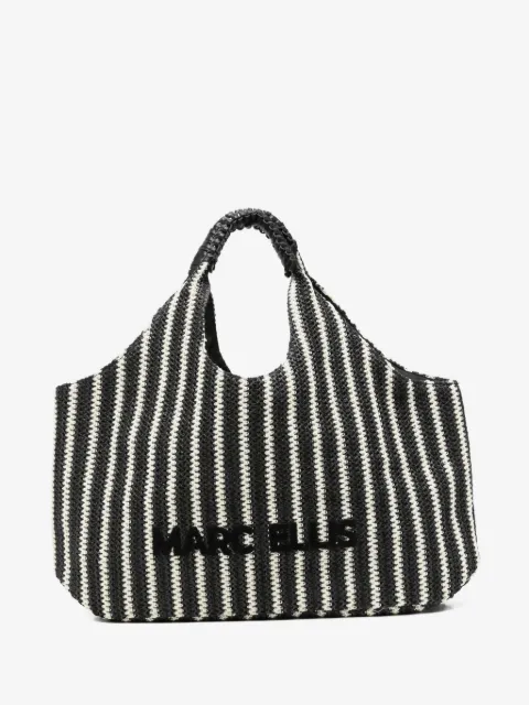 Marc Ellis sac cabas rayé Buby Eivissa à patch logo