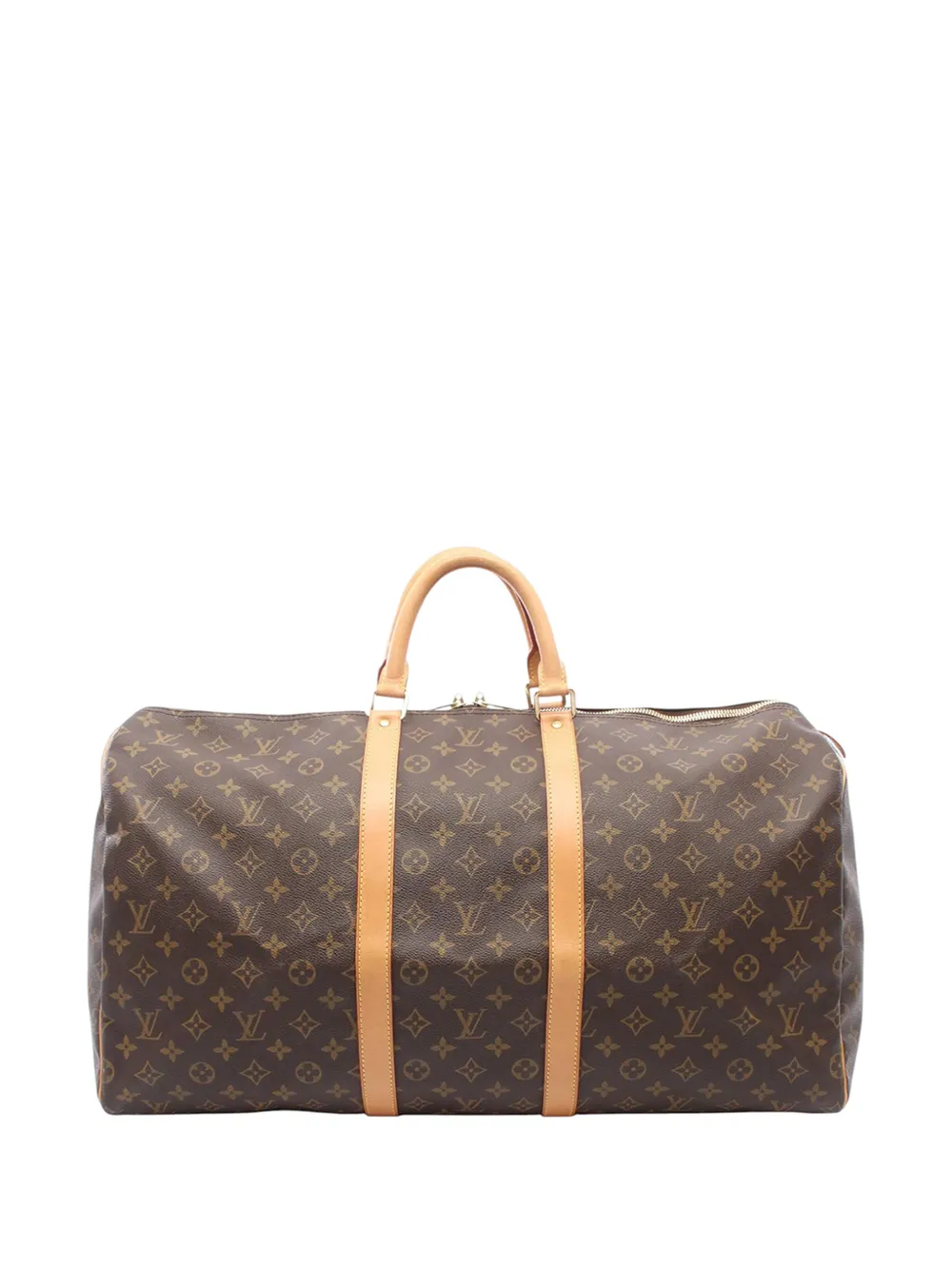 Louis Vuitton Pre-Owned 2001 Monogram Keepall 55 travel bag - Braun