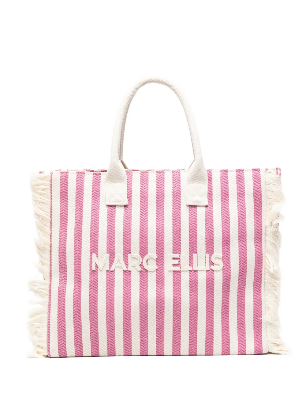 Marc Ellis Borsa tote a righe - Rosa