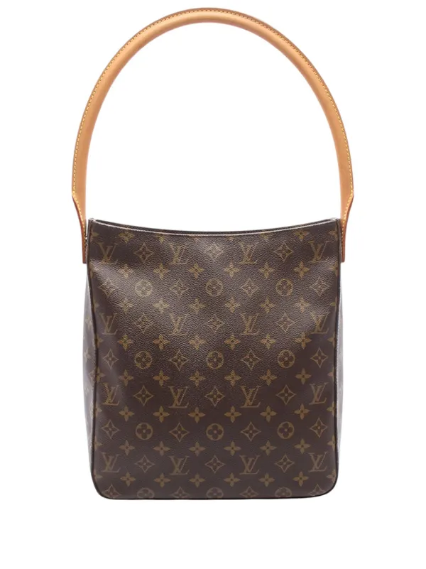 Louis Vuitton Pre-owned 2002 Monogram Looping GM Shoulder Bag in Brown