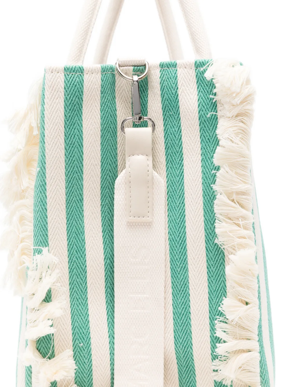 Marc Ellis S. Joan gestreepte shopper met franje Beige
