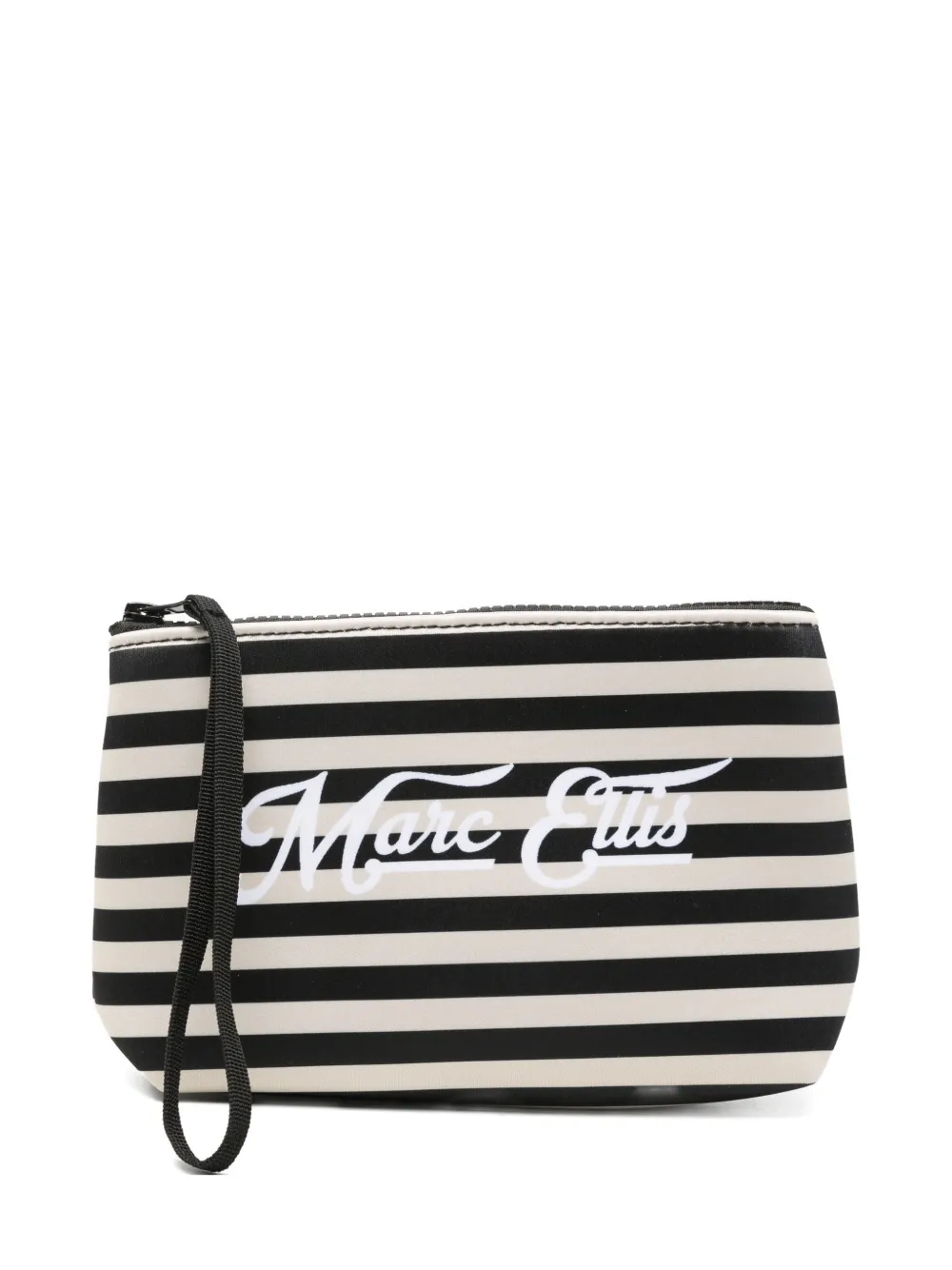Marc Ellis Clutch Buby a righe - Nero