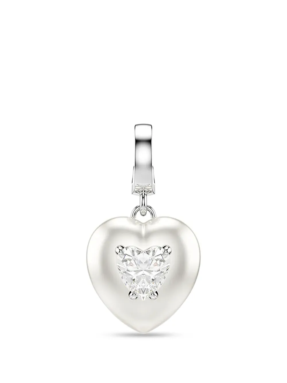 Swarovski Idyllia crystal-embellished heart-shape charm