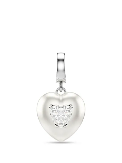 Swarovski Idyllia crystal-embellished heart-shape charm