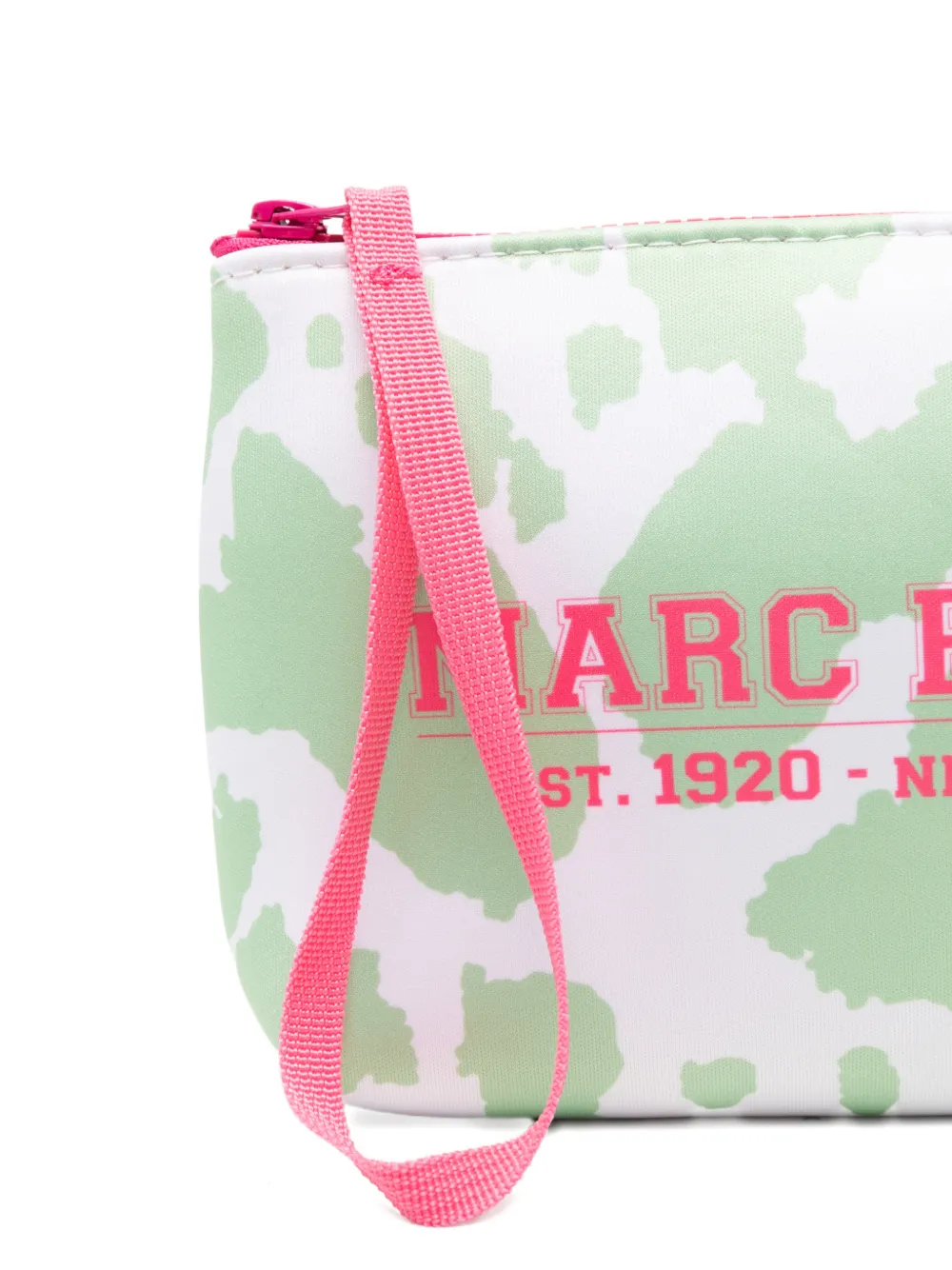 Marc Ellis Buby Pouch clutch met logoprint Groen