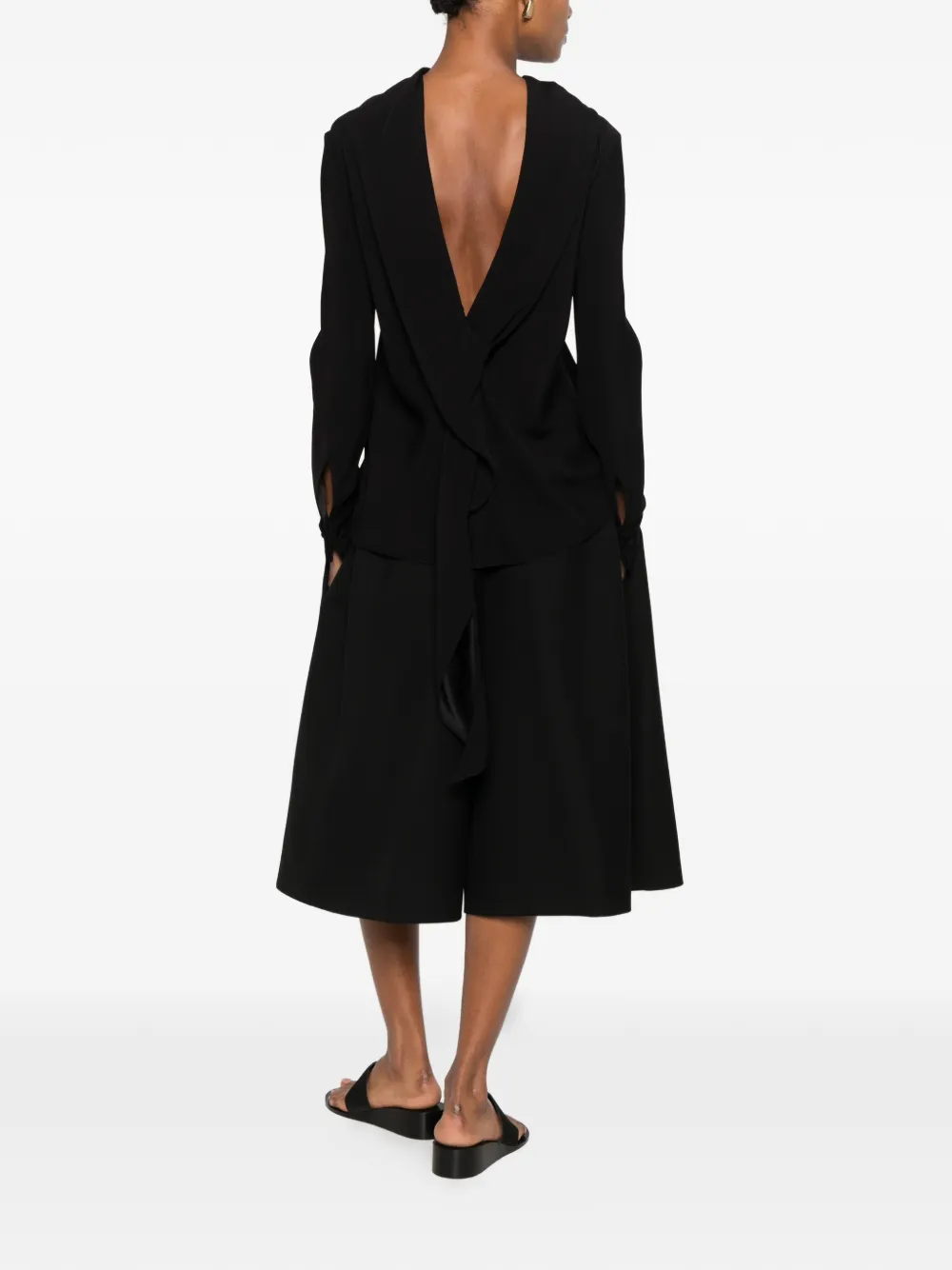  The Row Top Evo Drapeado - Negro 