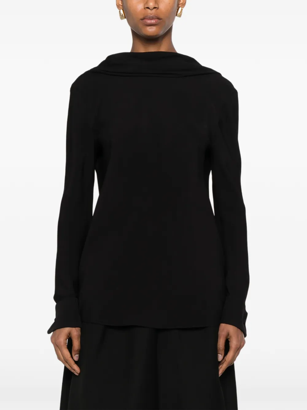  The Row Top Evo Drapeado - Negro 