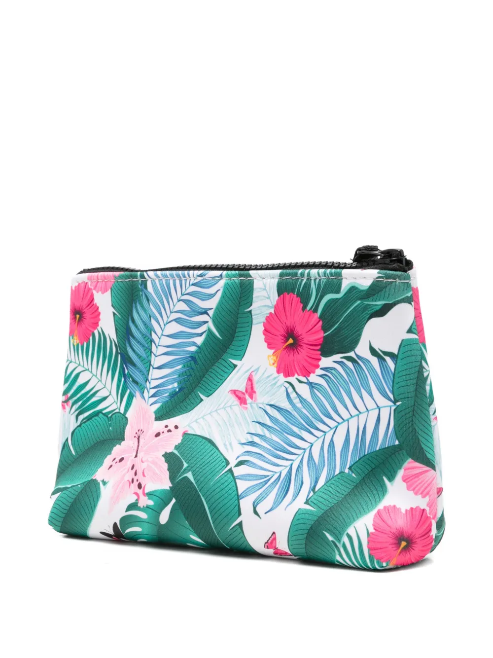 Marc Ellis Buby clutch met tropische print Groen