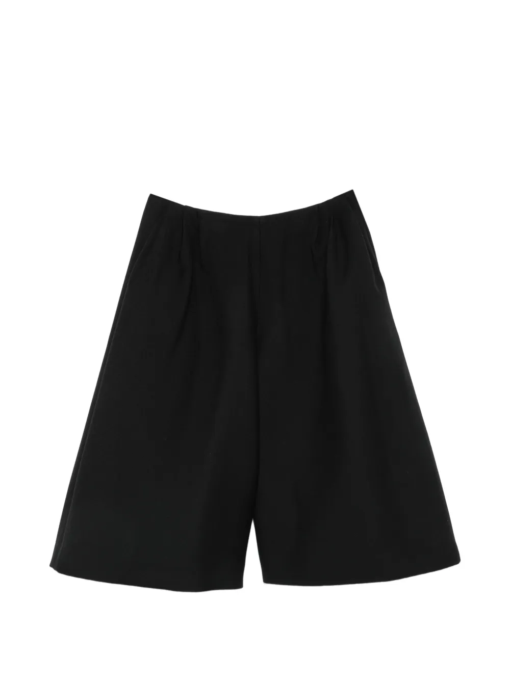 The Row Fauna pleated tailored shorts - Black