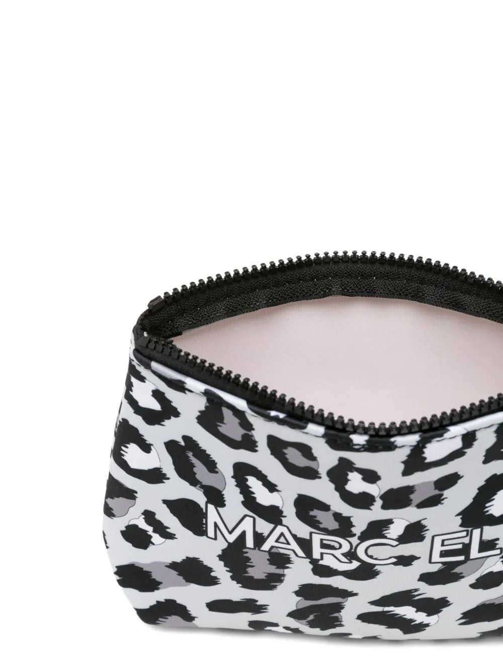 Marc Ellis Buby clutch met luipaardprint Wit