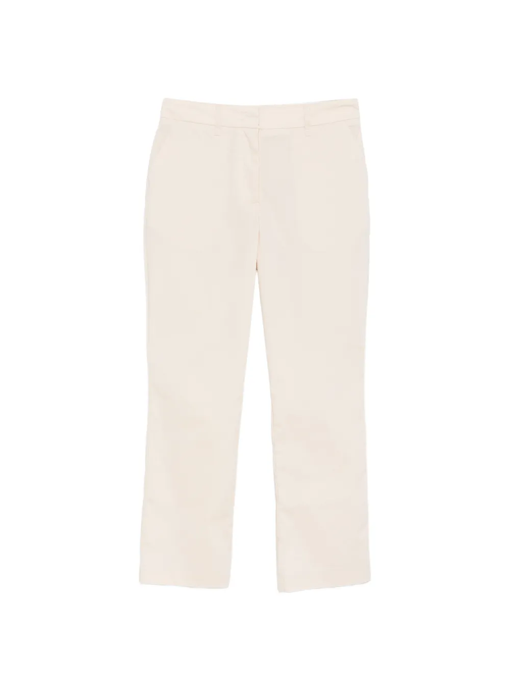 bomboogie slim-fit cropped trousers - Toni neutri