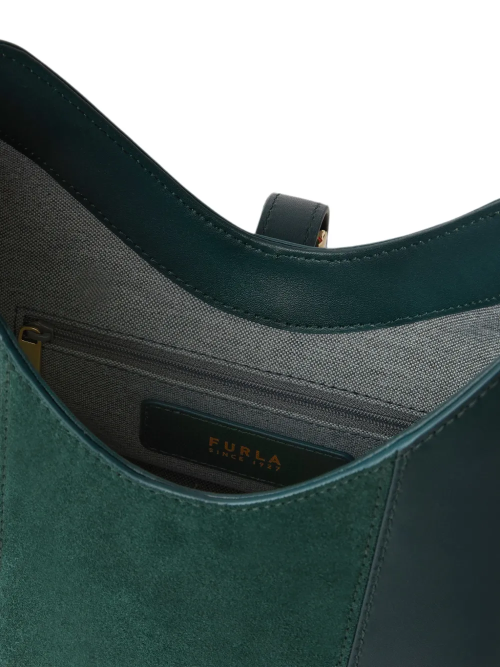 Furla Goccia S schoudertas Groen