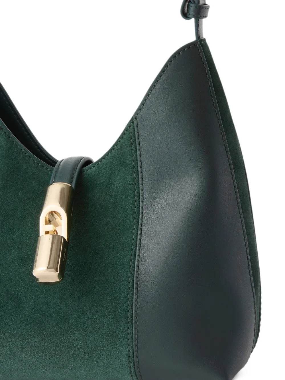 Furla Goccia S schoudertas Groen