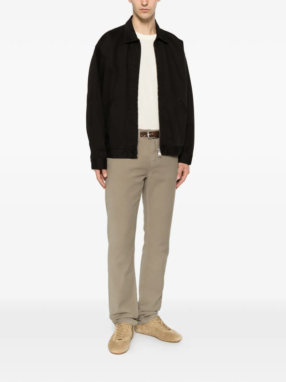  7 For All Mankind Vaqueros Rawhide Con Parche Del Logo - Verde 