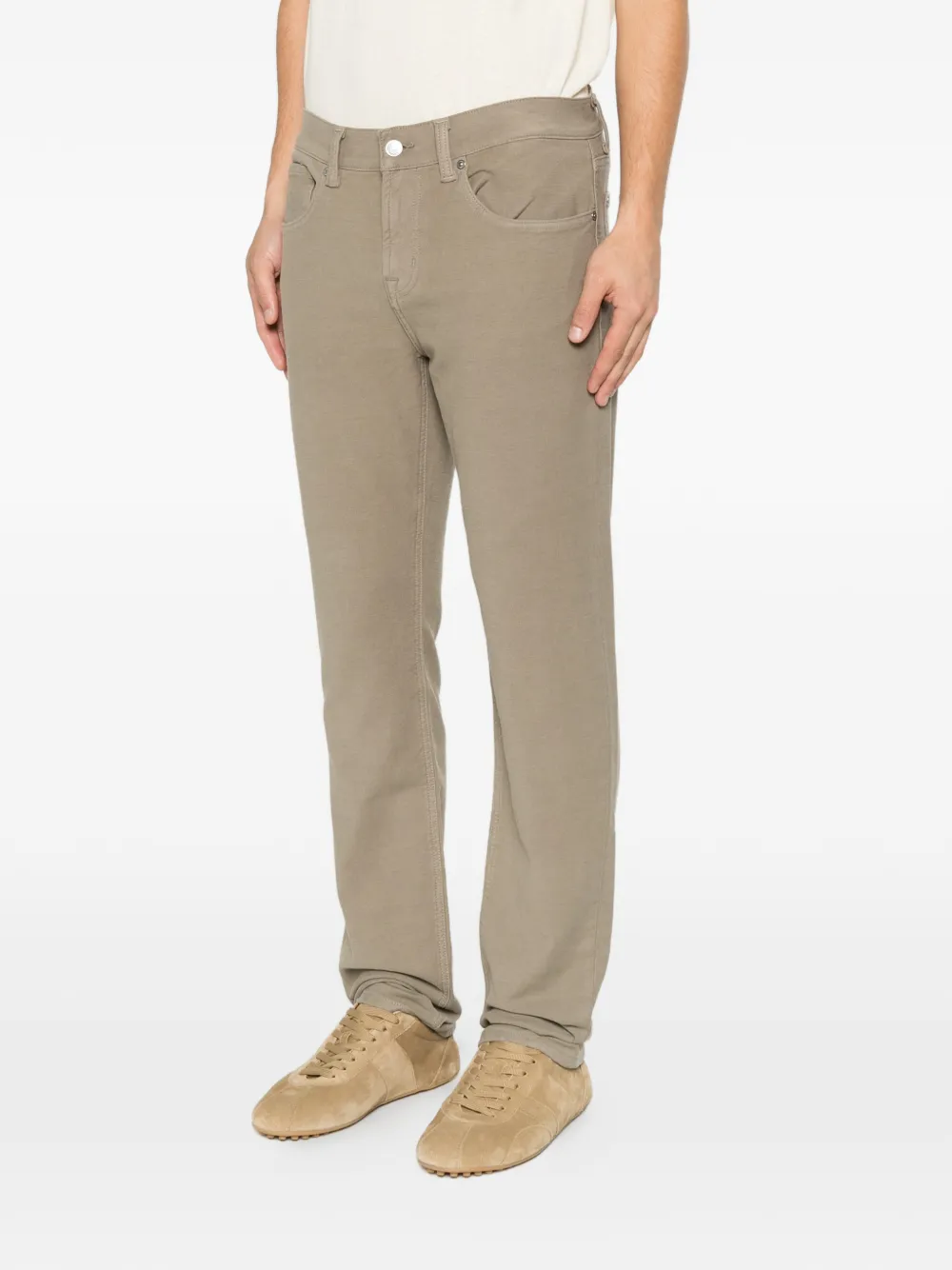  7 For All Mankind Vaqueros Rawhide Con Parche Del Logo - Verde 