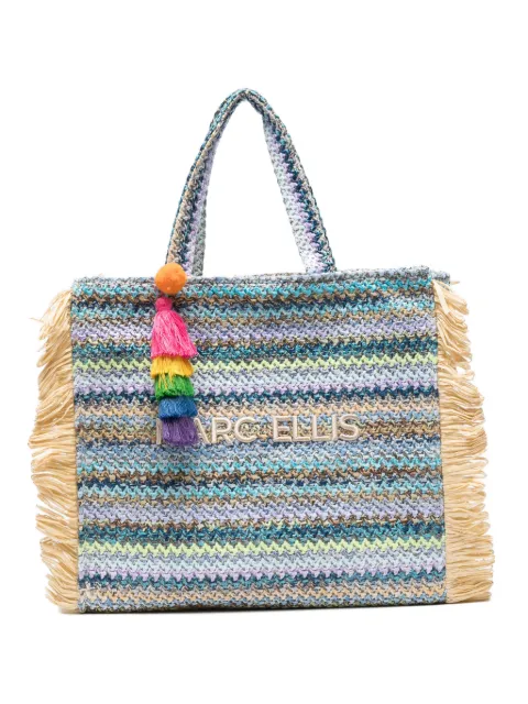 Marc Ellis tote entretejido con flecos