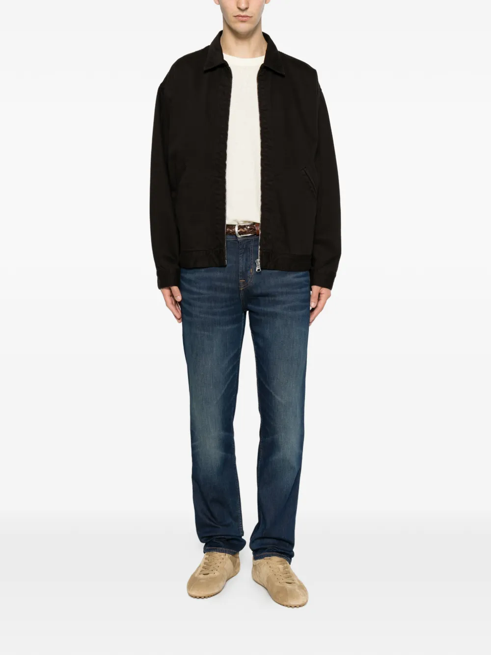 7 For All Mankind Jeans met vervaagd effect Blauw