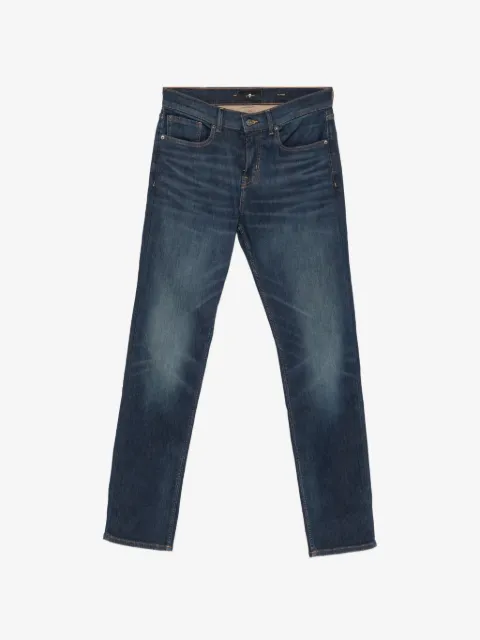 7 For All Mankind faded-effect jeans