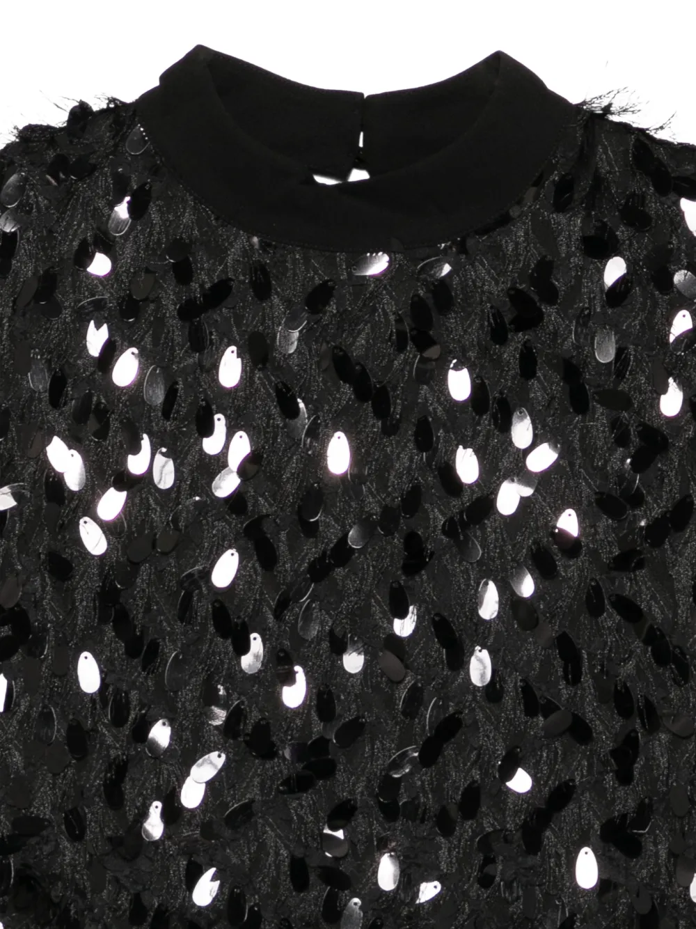 Marella sequin-embellished sleeveless top Zwart