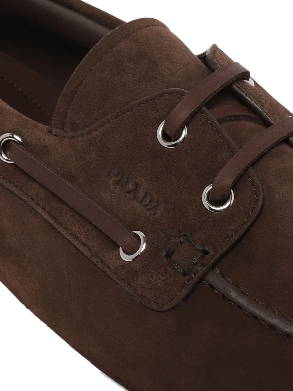 Prada lace-up boat shoes Bruin