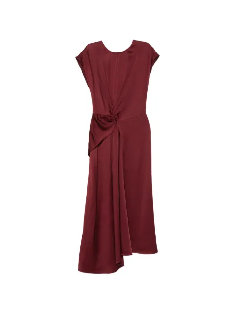 Victoria Beckham Aria twist-detail midi dress