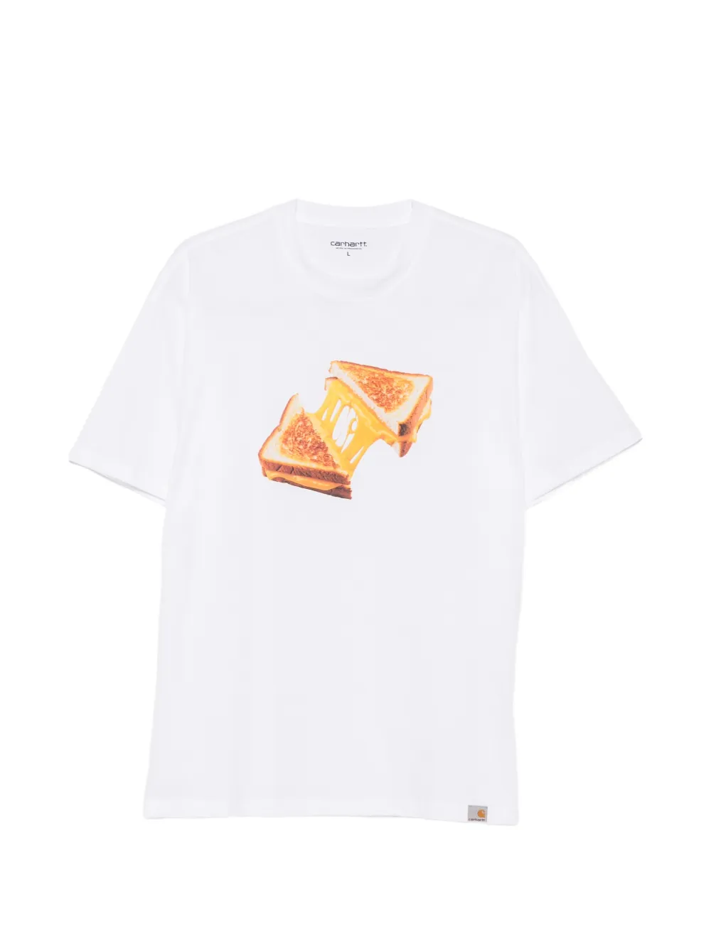 Carhartt WIP cheese-toast-print T-shirt - Verde