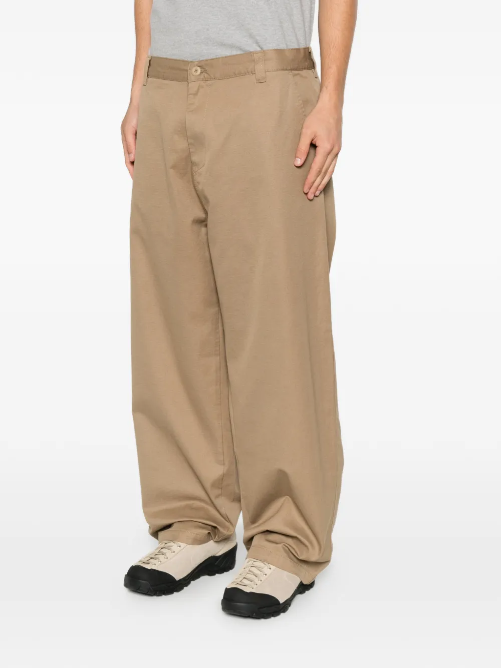 Carhartt WIP Brady broek met wijde pijpen Beige