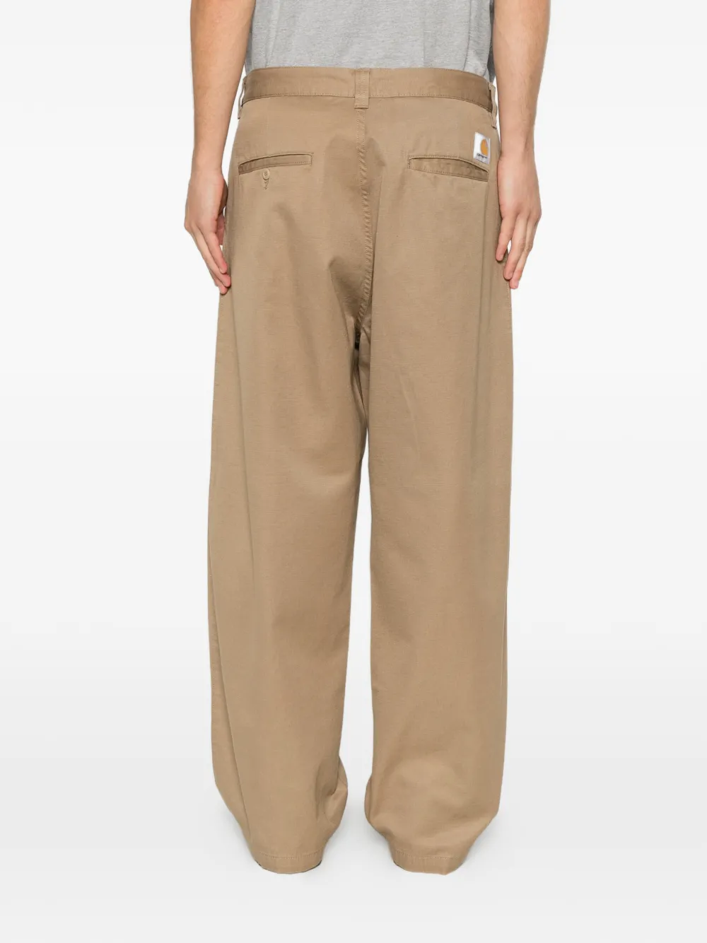 Carhartt WIP Brady broek met wijde pijpen Beige
