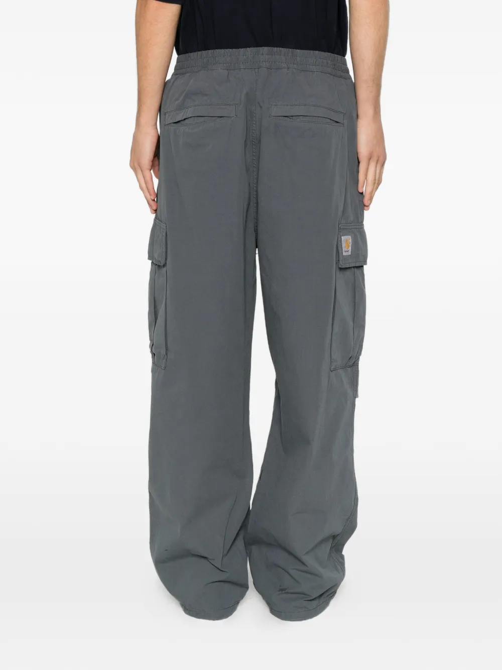 Carhartt WIP Mandler cargo broek met logopatch Grijs