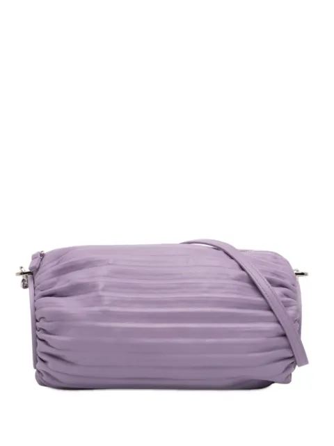 Loewe Pre-Owned 2023 Pleated Nappa Bracelet Pouch shoulder bag