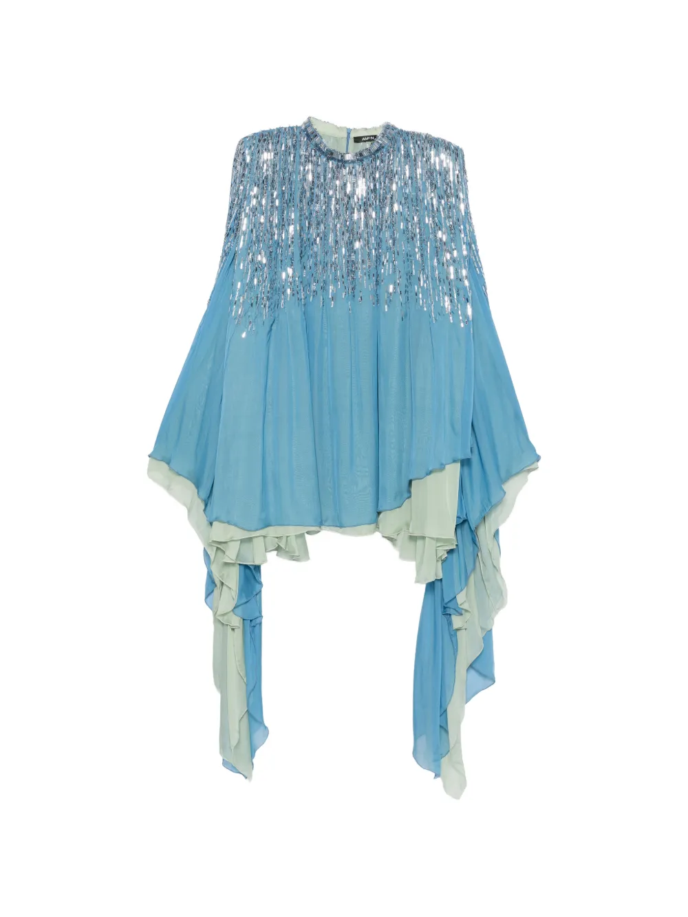 Amen Tina sequin-embellished mini dress - Blu